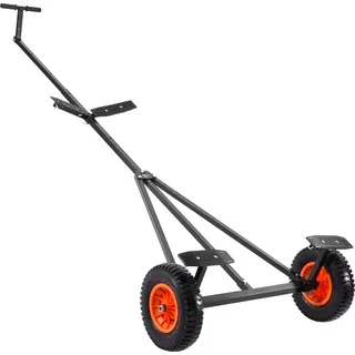 Vevor Bootsanhänger-Transportwagen, Rangierhilfe Anhänger, 190 kg Stützlast, 40 cm Luftreifen, Karbonstahl, Rutschfeste Halterung, zum Bewegen von Kajaks, Motorbooten und Fischerbooten