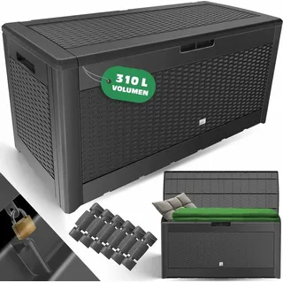 Kesser Auflagenbox 310 Liter 119 x 60 cm Grau