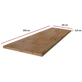 Küchen-Preisbombe Arbeitsplatte 190 cm 38 mm Küchenzeile Küchenblock Eiche Lancelot Küche Vigo