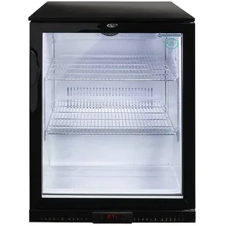 Gastro-Cool - Untertheken Kühlschrank - Glastür - selbstschließend - schwarz - Backbar