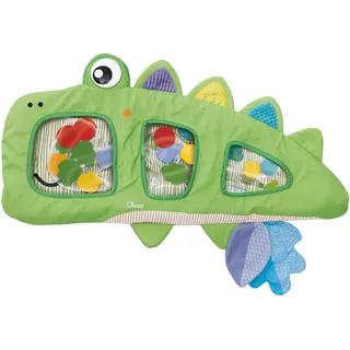 Chicco Sensory Mat Krokodil, sensorische Stimulation und Entwicklung des Kindes, mit Wasser, Verschiedene Texturen, Formen, hilft bei Entwicklung logischer Fähigkeiten, Babyspielzeug 6-36 Monate