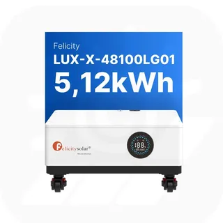 Felicity 5,12kWh PV-Speicher - - Erweiterbare 48/51,2V LiFePO4