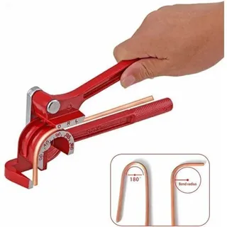 3-in-1-rohrbiegegerät (manuell) Größen: 1/4", 5/16", 3/8", Hebeltyp, 180°-biegung, Schwerlastbiegung, Kupfer, Messing, Aluminium Und Baumetall Für Wasser- Und Gasleitungen In Der Heizungs-, Lüftungs-