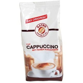 Satro klassischer Cappuccino mit feiner Kakaonote Getränkepulver 500g