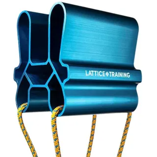 lattice training Quad Block Klettergriffe - Blue Steal - One Size