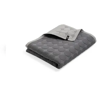 Hay Quilt Mega Dot organic dark grey 260 x 260 cm