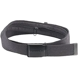 Pearl Reise-Geldgürtel Baumwolle/Polyester 4 cm schwarz 130