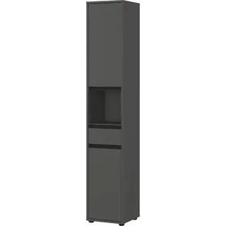Germania Lemont Hochschrank 33 x 181 x 34 cm Grau Holz