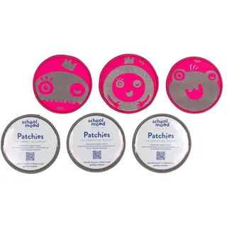 School-Mood Patchy-Set 6tlg Pink Monsters