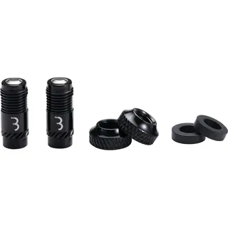 BBB Ventilkappen-Set CoreCap 2 Stück schwarz
