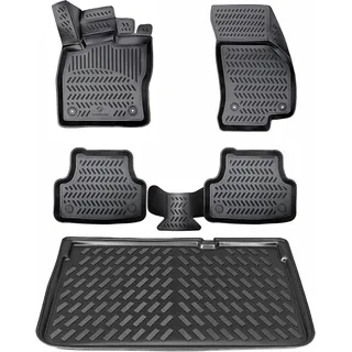 ELMASLINE 3D Gummimatten & Kofferraumwanne für Renault Clio 6 2024-2026 | Zubehör Kofferraummatte
