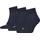 Quarter Socks 3 Paar Blau 39-42