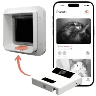 zeromouse 2.0 – Mauserkennung: Katzenklappen-Erweiterung für Beute- und Chiperkennung