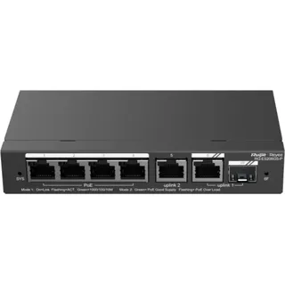 REYEE Ruijie Networks RG-ES206GS-P Managed, L2, Gigabit Ethernet (10/100/1000),