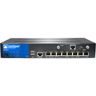 Juniper SRX SRX210H Router - 8 Anschlüsse - 8 RJ-45 Port(s) - PoE Ports - Management-Port - 2.0 - 1 GB - Gigabit-Ethernet - 1U - Rackmontage - 1 J...