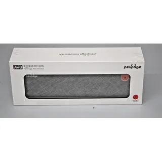 PeriPage A40 Mini Thermodrucker – tragbar, Bluetooth, USB-C, A4,Wiederaufladbar