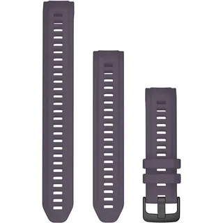 Garmin Instinct-armbänder, Silikon deep orchid/schwarz 20 mm