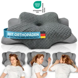 Glückstoff Orthopädisches Kissen (ERGO) grau