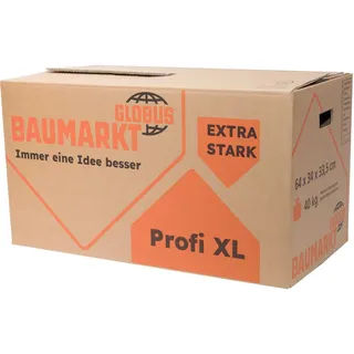 Globus Baumarkt Umzugskarton Globus Umzugskarton Profi XL Innenmaß 64x34x33,5cm