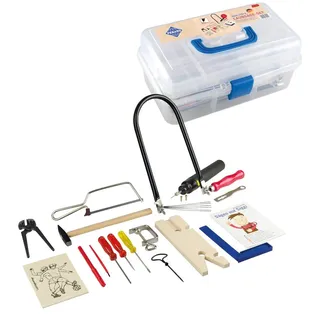 Peter Bausch GmbH & Co. KG PEBARO 641S - Laubsäge-Set mit Stahlwerkzeugen und Bohrmaschine, mit Anleitungsheft