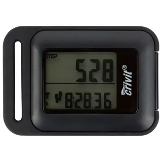 CRIVIT Schrittzähler, mit 3-D-Sensor schwarz