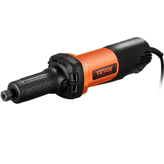 Vevor Geradschleifer 820W Mini-Schleifer 7000-30000 U/min Stabschleifer 6 Geschwindigkeiten Multischleifer mit 1.8m Kabel 6,35 mm und 3,175 mm Spannzange Wasserdicht Geräuscharm Schleifen Polierens Schneiden