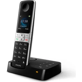 Philips D6351B/38 DECT Telefon Schnurlostelefon mit Anrufbeantworter