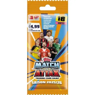 Topps Deutschland 076631 Topps Match Attax Bundesliga 2025/2026 – POWER PACK