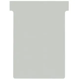NOBO T-Karten, Größe 3 / 92 mm, 170 g/qm, grau