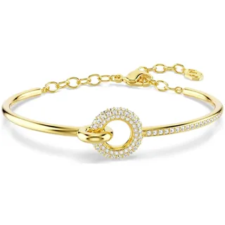 Swarovski Dextera Armreif Rundschliff Weiß Goldlegierungsschicht