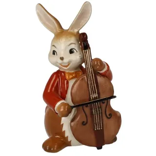 GOEBEL Hasenfigur Fröhlicher Bassist