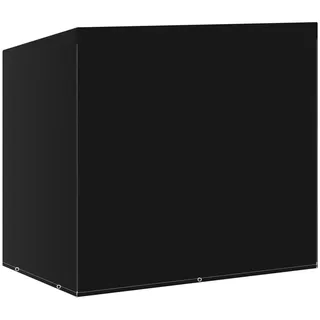 vidaXL Hollywoodschaukel-Abdeckung 135 x 105 x 175 cm Schwarz