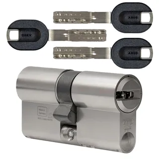 ABUS Bravus.3500 MX Doppelzylinder 30|35 | Magnet-Technologie | Kopierschutz Ziehschutz Bohrschutz | Not- und Gefahrenfunktion | Patentschutz 2038 | 3 Schlüssel + Sicherungskarte | Einzelschließend