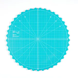 Prym Love Drehbare Schneideunterlage rund Mint, Kunststoff, 7 x 5 x 3 cm, PRYM_611469-1