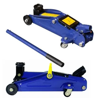 Hydraulischer Rangierwagenheber, Tragkraft bis 2t, 135-320 mm, Rangierwagenheber 2t mit Doppelzylinder | Hydraulischer Wagenheber flach für SUV & tiefergelegte Autos