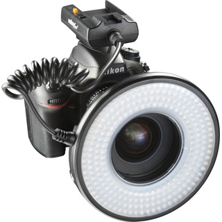 Walimex pro Macro LED Ringlicht DSR 232 Set inkl. NPF-550 Akku und Ministativ