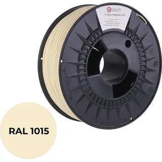 C-Tech PREMIUM LINE, PETG, slonová kost světlá, RAL1015