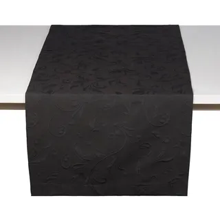 Pichler Tischwäsche Scala Tischläufer 50x150 cm | anthrazit - grau