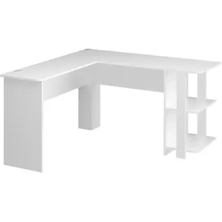 Vicco Eckschreibtisch Nikita Weiß 140 x 140 cm,