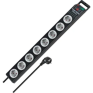 Brennenstuhl Steckdosenleiste 8-fach 2,5 m Schwarz 1 St.