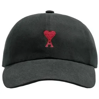 Ami Paris Ami de Coeur Baseball Cap schwarz onesize