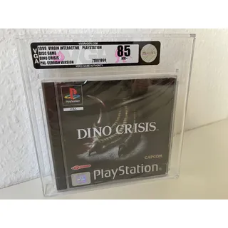 DINO CRISIS - NEW - SEALED - PS1 - BLACK LABEL - VGA 85 - PAL/GERMAN - CAPCOM