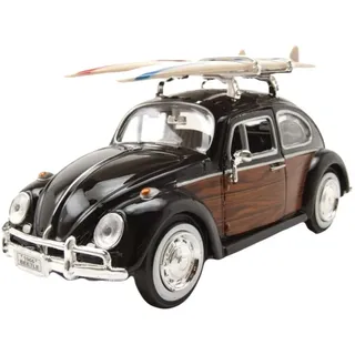 Collection711 e.K. Motor Max - VW Käfer Woody mit Surfbrettern 1:24