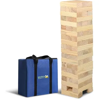 Big Game Hunters Riesenwackelturm Jumbo Hi-Tower in Einer Tasche - Builds Von 0.6m - 1,5m (max im Spiel. Massiver Kiefer Holz Wäschetrockner Tower Spiel
