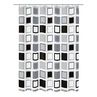 KLEINE WOLKE Duschvorhang Clipper 180 x 200 cm anthrazit