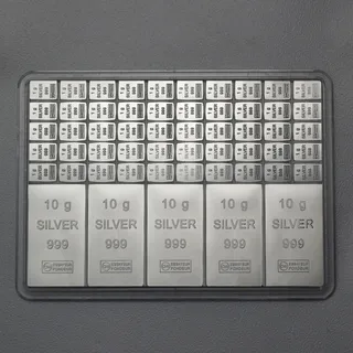esg valcambi Silbertafel 50x 1g Feinsilber) CombiBar
