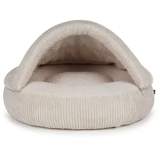 Cord Hundehöhle Timon Größe M Creme Visco Füllung