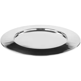 Fink Platzteller "CAMPO, aus Edelstahl, Durchmesser ca. 41 cm«, Untersetzer Dekoteller für Weihnachten, Kerzenteller