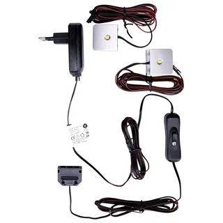 Einlegebodenbeleuchtungs-Set LED, 2-teilig