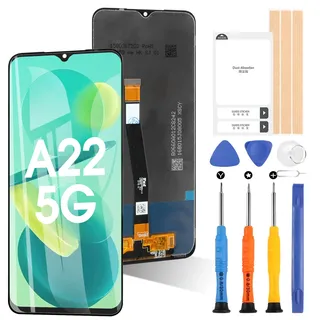 ARSSLY LCD-Bildschirm für Samsung Galaxy A22 5G A226 SM-A226B SM-A226B/DS Display Touchscreen Digitizer Ersatzteile Reparatur mit Werkzeugen (Nicht kompatibel mit 4G Version)